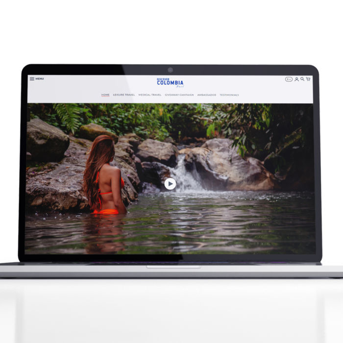 Webdesign Discover Colombia Travel